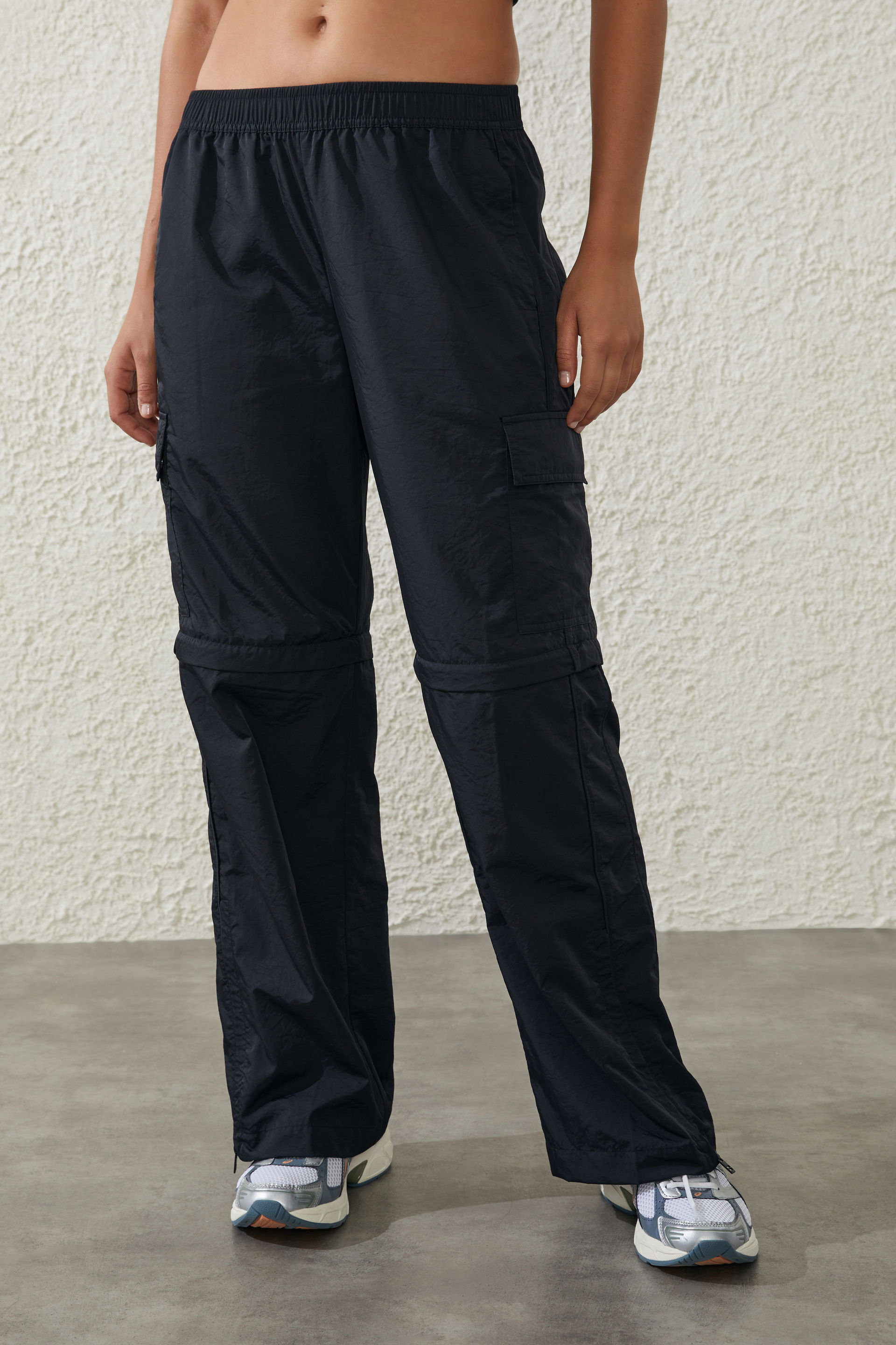 The North Face NSE Convin loose fit zip off cargo pants in black | ASOS